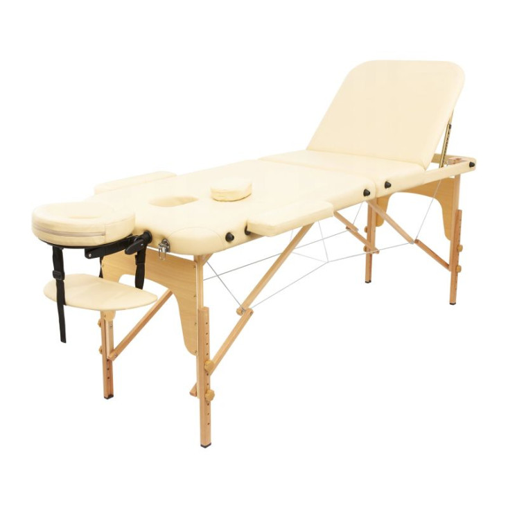 Stół do masażu drewniany z regulacją blatu 60 cm