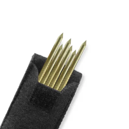 "Piny MOLET krótkie" fi 5mm - Mosiężne - Do Pinoterapii
