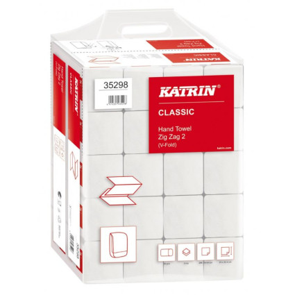 KATRIN Ręcznik papierowy Zig Zag 2-warstwowy, 35298, 20 szt., 4000 listków