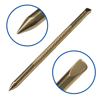 "Piny MOLET krótkie" fi 5mm - Mosiężne - Do Pinoterapii